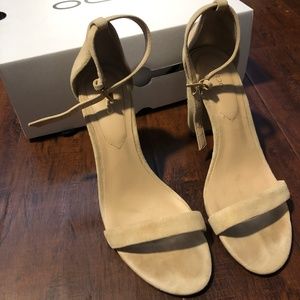 ALDO Myly Nude Heeled Sandals - Size 7.5